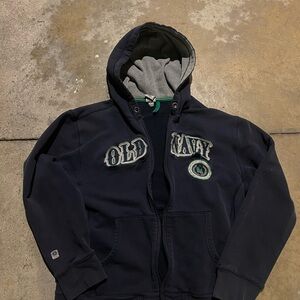 Old Navy Black Hoodie with Logo